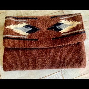 Southwestern aztec boho clutch